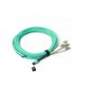 Buy cheap 8 Core MTP-LC OM3 10G 50/125 Ruggedized Distribution Fiber Optic Patch Cord LSZH Jacket Round Cable from wholesalers