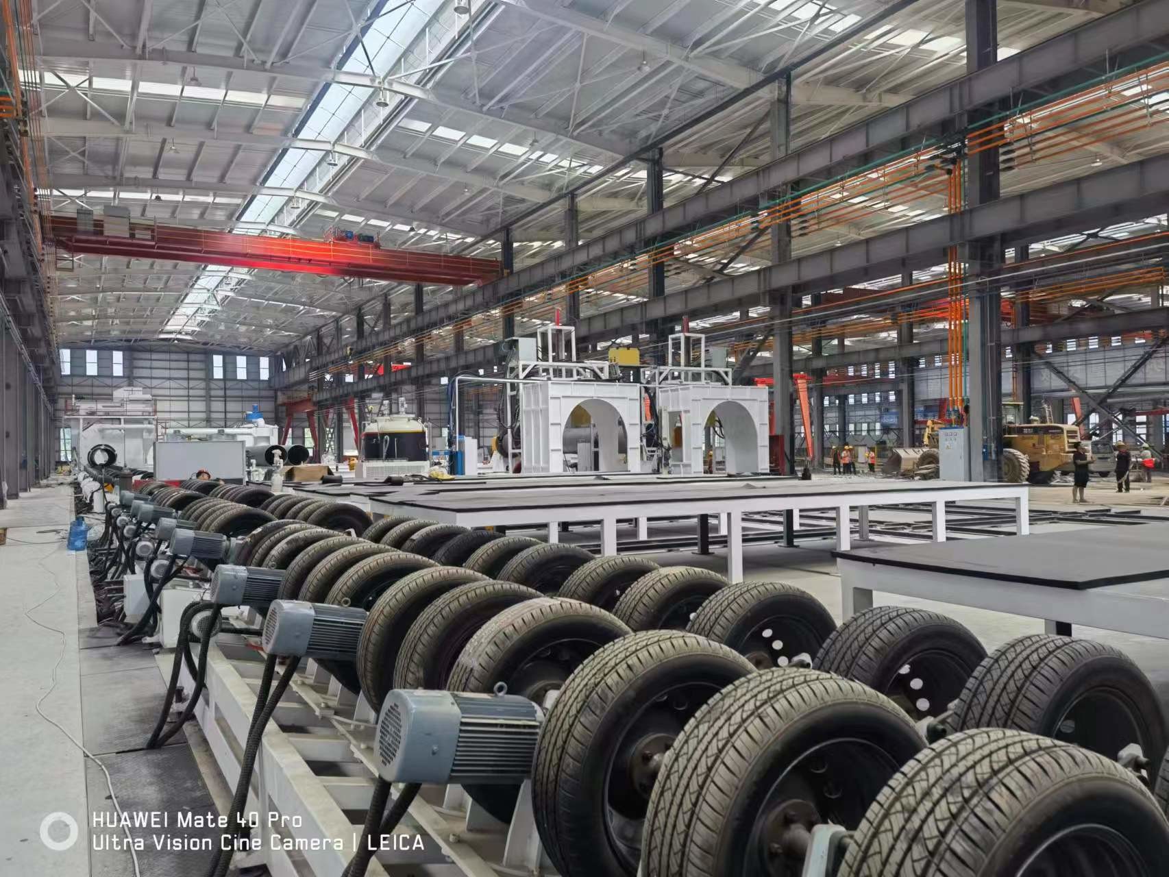 Polyurethane Spraying Polyethylene Winding Prefabricated Direct Buried Insulated Pipe Making Machine