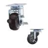 Buy cheap 3 Inch Red Polyurethane Medium Duty Casters With Side Brake from wholesalers