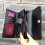 Authentic Stingray Skin Female Long Flower Trifold Wallet Genuine Leather Lady