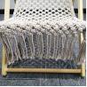 Buy cheap Custom Logo Embroidery or Printing Outdoor Patio Camping Swimming Rope Weave Canvas Chair from wholesalers