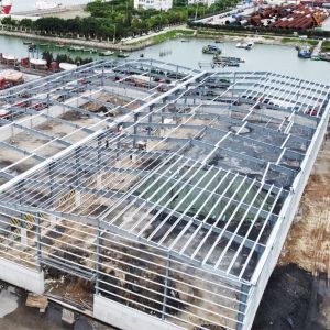 Buy cheap Light Steel Q345 Q235 Prefabricated Steel Structure Metal Warehouse with Easy Installation and Aluminum Alloy Window from wholesalers