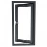 Buy cheap Double Glazed Black Aluminium Casement Windows ISO9001 from wholesalers