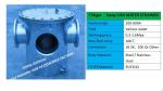 Stainless Steel 3-Type 3Ways Can Water Filter Flanged Design 5K Or 10K Hot