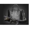 Buy cheap Dongguan factory wholesale genuine crocodile leather business briefcase man handbag from wholesalers