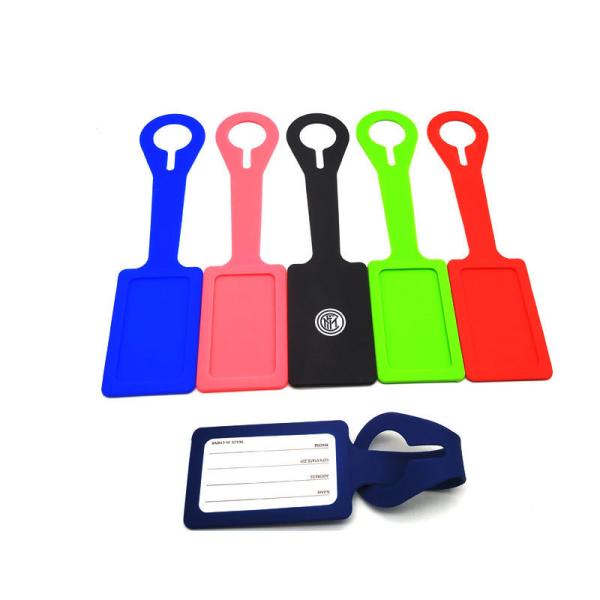 Buy cheap Office/School/Personal Silicone Luggage Tag , Cute and Practical Suitcase Label with Name ID Card from wholesalers