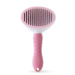 Thick Tips Pet Hair Brush Soft Comfortable With Non - Slip Silicone Handle