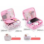 Cosmetic Travel Manufacturer Custom Print Portable Large Capacity Toiletry Bag