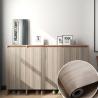 Buy cheap Moisture Proof Faux Wood Grain Wallpaper 100m Peel And Stick Removable Wallpaper from wholesalers