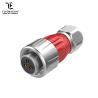 Buy cheap Metal Cover Connector IP67 3Pin Waterproof Connector Soldering Wire to Board Socket Plug from wholesalers