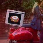 SMD P3 3mm Led Car Advertising Display Screens For Motorbike Food Delivery