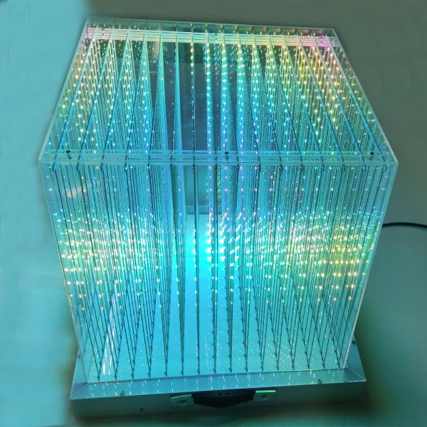 Buy cheap 3D Light Cube GLF4096 for Shopping Mall Window Display 3D exhibition box from wholesalers