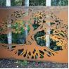 Buy cheap Polished Weathering Steel Gardening Screen Metal Garden Products 3mm Thickness from wholesalers