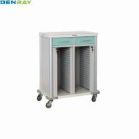 Buy cheap Steel patient record trolley product