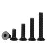Buy cheap High Strength DIN7991 Black Zinc Steel Flat Head Hex Socket Screw for Heavy Machinery from wholesalers