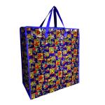 Laminated Non Woven Pp Grocery Shopping Bag Zip Bags Long Handle Reusable Tote