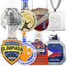 Buy cheap Metal Enamel Sports Medal Gold Silver Medal for Swimming Finisher Marathon from wholesalers