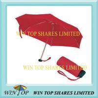 Buy cheap Easily Carrying 5 Fold Red Umbrella product