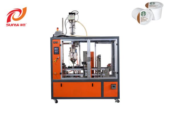Buy cheap Two Ways Kcup Coffee Capsule Filling Sealing Machine Kcup Filler Coffee Maker from wholesalers