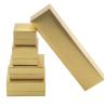 Buy cheap Wholesale manufacturing Luxury Jewellery Box Personalized Custom high end Necklace Bracelet Earrings Ring jewelry set Packaging cardboard paper yellow from wholesalers