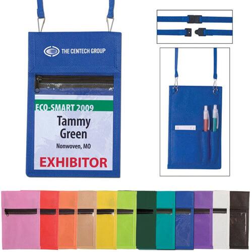 Buy cheap Transparent Plastic PVC Custom Card Holder Non - Woven For ID Card Carrying from wholesalers