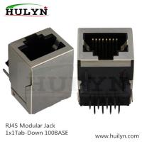 Buy cheap Shielded RJ45 Modular Jack Connector, Through Hole Type, 10/100 Mbps product