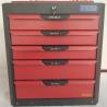 Buy cheap Movable 5 Drawer Tool Trolley , Steel Mobile Tool Box Trolley from wholesalers