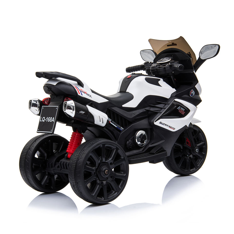 12V Electric Motorcycle Ride on Car for Kids Lighting Music and Volume Adjustment