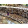 Buy cheap Galfan Coated Gabion Stone Cages , Galvanized Gabion Basket Retaining Wall from wholesalers