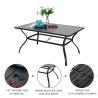 Buy cheap Outdoor Dining Set with Stackable Chair AJUNION Metal Space Restaurant Furniture from wholesalers