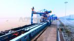 High Capacity Coal Unloader / Blue Coal Unloading Equipment Low Noise