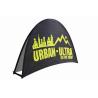 Buy cheap Foldable Advertising Banner Stands Half Moon Shape For Exhibition Party from wholesalers