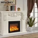 30inch Grille Remote Control Electric Fireplace TV Stand Heater MDF Style