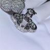 Buy cheap Van Cleef Arpels Magic Alhambra earrings 18k white gold and round diamonds from wholesalers