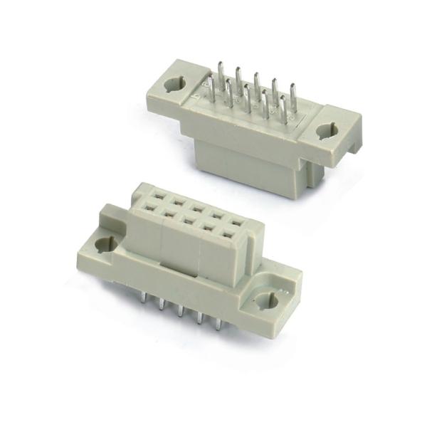 Buy cheap DIN 41612 Connector 2 Row 10 Pin Female Pins Straight Through Hole 2x5 Pitch 2.54mm DIP from wholesalers