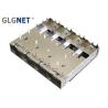 Buy cheap 4 Ports SFP Port Connector Copper Alloy Cage Material EMI Shield For 10G Ethernet from wholesalers