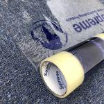 Water and Paint Proof PE Tranparent Adhesive Plastic Carpet Protective Film With