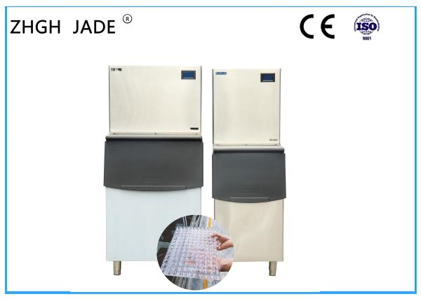 Quality Stainless Steel Shell Automatic Ice Machine Large Capacity 315Kg / 24H Output for Tea Shop for sale