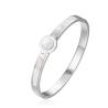 Buy cheap ODM Dowager Brand Stainless Steel Bangle Gold Silver White Enamel Bracelet from wholesalers