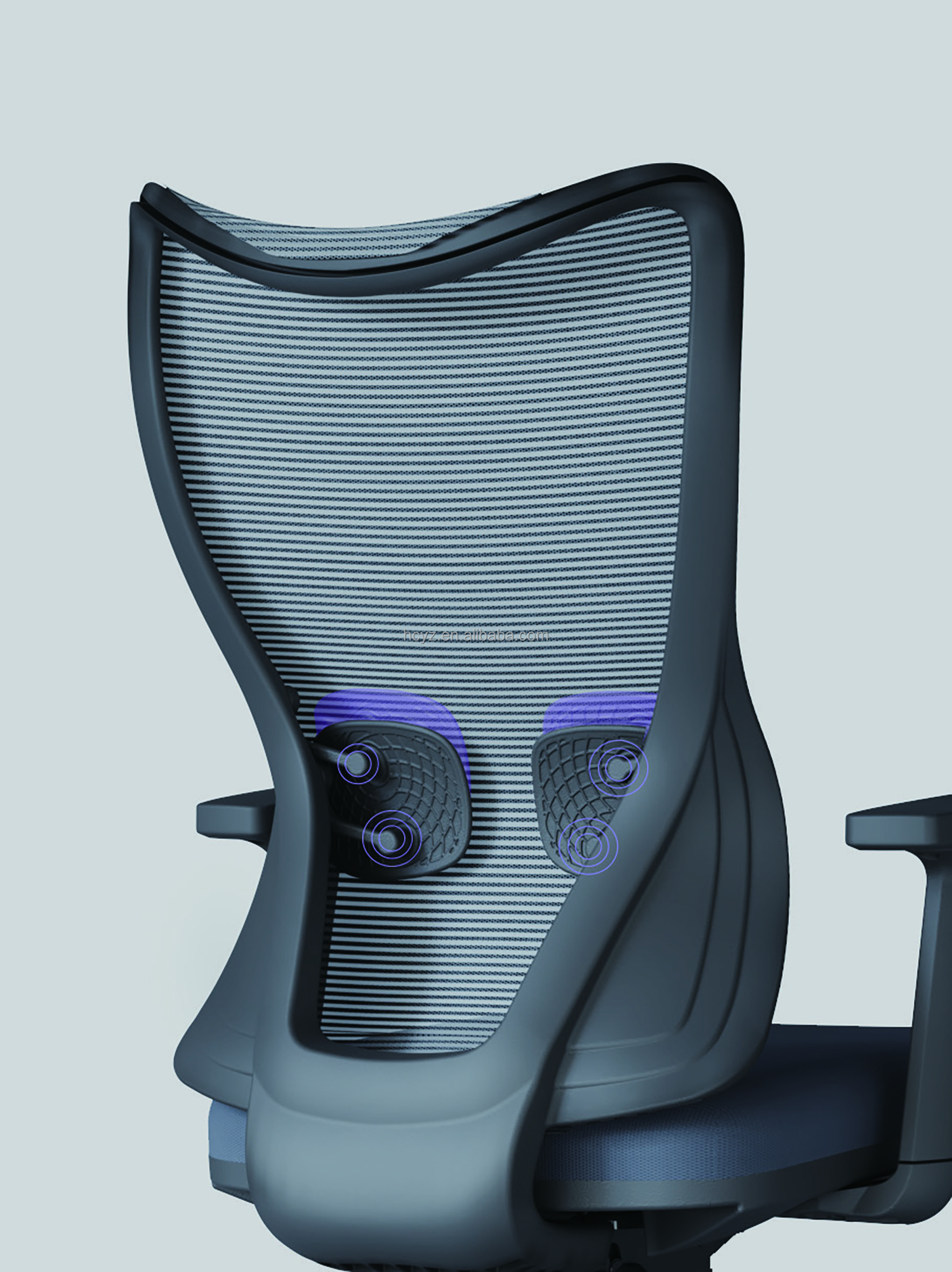 Adjustable Mesh Office Chair for Adults 645*695*1010-1110mm Comfortable Swivel Wheels
