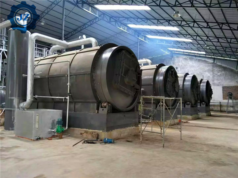 30tons Continuous PLC Automatic Control Waste Tyre/Plastic To Oil Furnace Unit