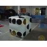 Buy cheap White Fireproof Cube Helium Filled Balloons For Outdoor Advertisement from wholesalers