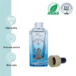 30ml Cosmetic Dropper Bottles Essential Oil Dropper Bottles With Gold Collar