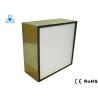 Buy cheap Clean Room HEPA Air Filter Wooden Frame With Paper Foil Separator 610x610x150mm from wholesalers