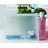Buy cheap Eco-friendly Red Clear Slider Zipper PVC Cosmetic Make Up Bikini Bag, pvc zipper lock slider bag from wholesalers
