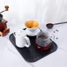 Buy cheap Heat Resistant Drainer Silicone Dish Drying Mat For Pour Over Coffee Maker Black from wholesalers