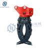 Buy cheap 13-30Ton Hyundai Excavator Attachment Hydraulic Rotary Wood Grapple For R150LC-9 R160LC-7 R210W-9S R220-5 R290LC-7 R335 from wholesalers
