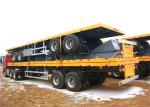 FUWA Axle 40 Feet Platform Shipping Container Trailer