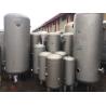Buy cheap Vertical Stainless Steel Low Pressure Air Tank Frosting / Polishing Surface Treatment from wholesalers