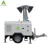 Buy cheap 12kva Mitsubishi 6m Portable Light Tower 4x350W Mobile Lighting Tower from wholesalers